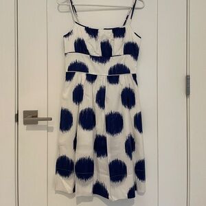 Kate Spade Blue and White Dress